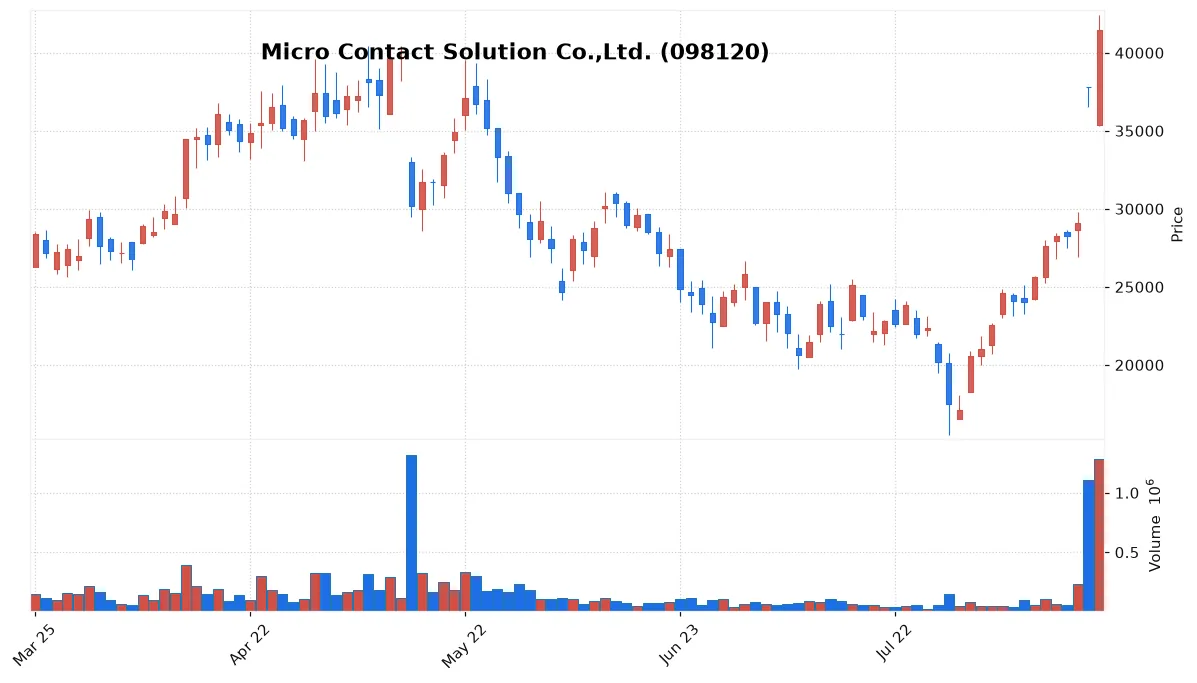 Micro Contact Solution Co.,Ltd. chart