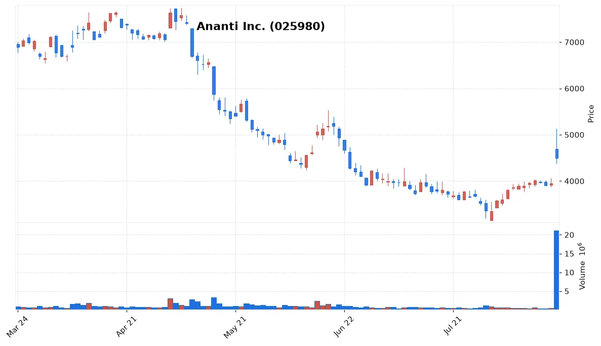Ananti Inc. chart