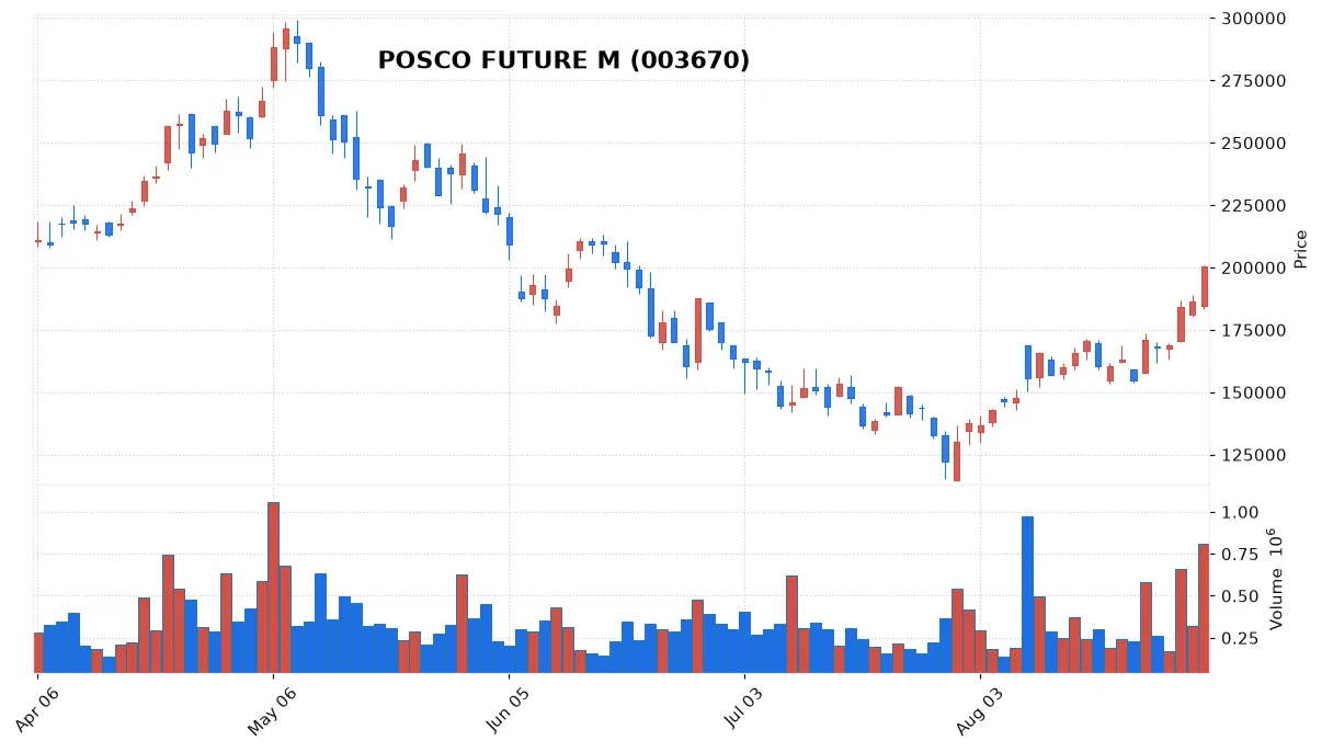 POSCO FUTURE M chart