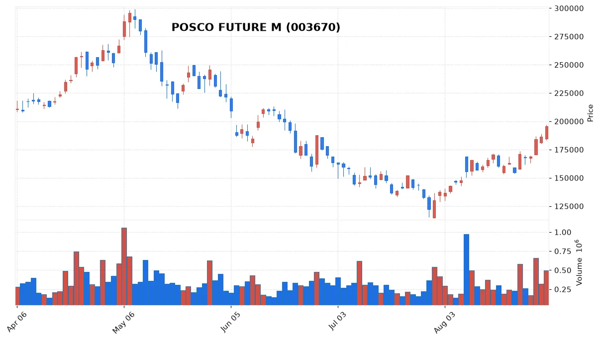 POSCO FUTURE M chart